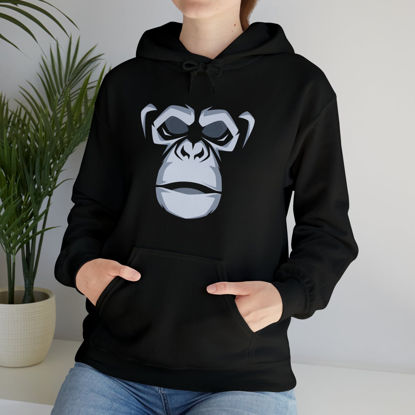 Riff Raff Wear Gorilla Face Unisex Heavy Blend™ Hooded Sweatshirt