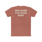 The Screaming Possum Unisex Cotton Crew Tee - Fun & Retro Graphic Shirt - Riff Raff Underground