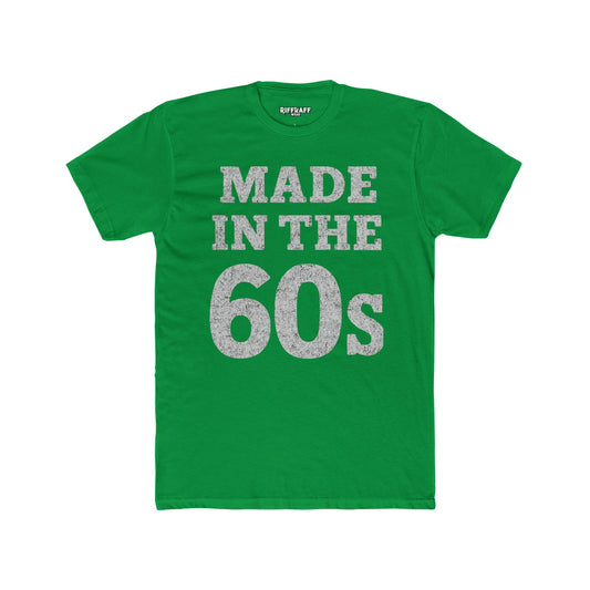 Vintage 60s Tee - Made in the 60s Cotton Crew T-Shirt for Nostalgic Wear - Riff Raff Wear