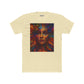Vibrant Artistic Unisex Cotton Crew Tee - Colorful Abstract Face Design - Riff Raff Wear