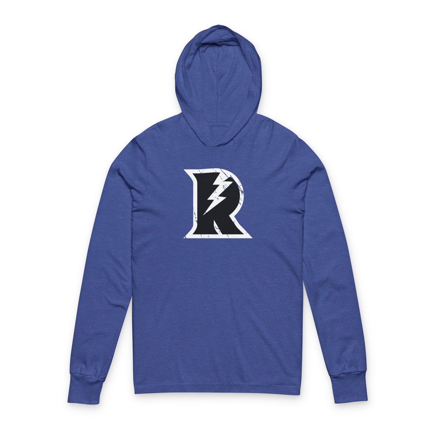 Lightning R Logo Hooded Long Sleeve Tee - Riff Raff Wear Icon