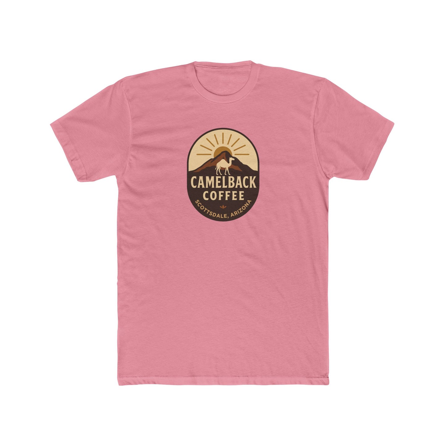 Coffee Lover Unisex Cotton Crew Tee, Casual Shirt, Vintage Coffee Camelback Coffee Old Town Scottsdale