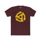 Retro Vinyl Record Unisex Cotton Crew Tee - Music Lover's Apparel - 45 Record Insert - Riff Raff Wear