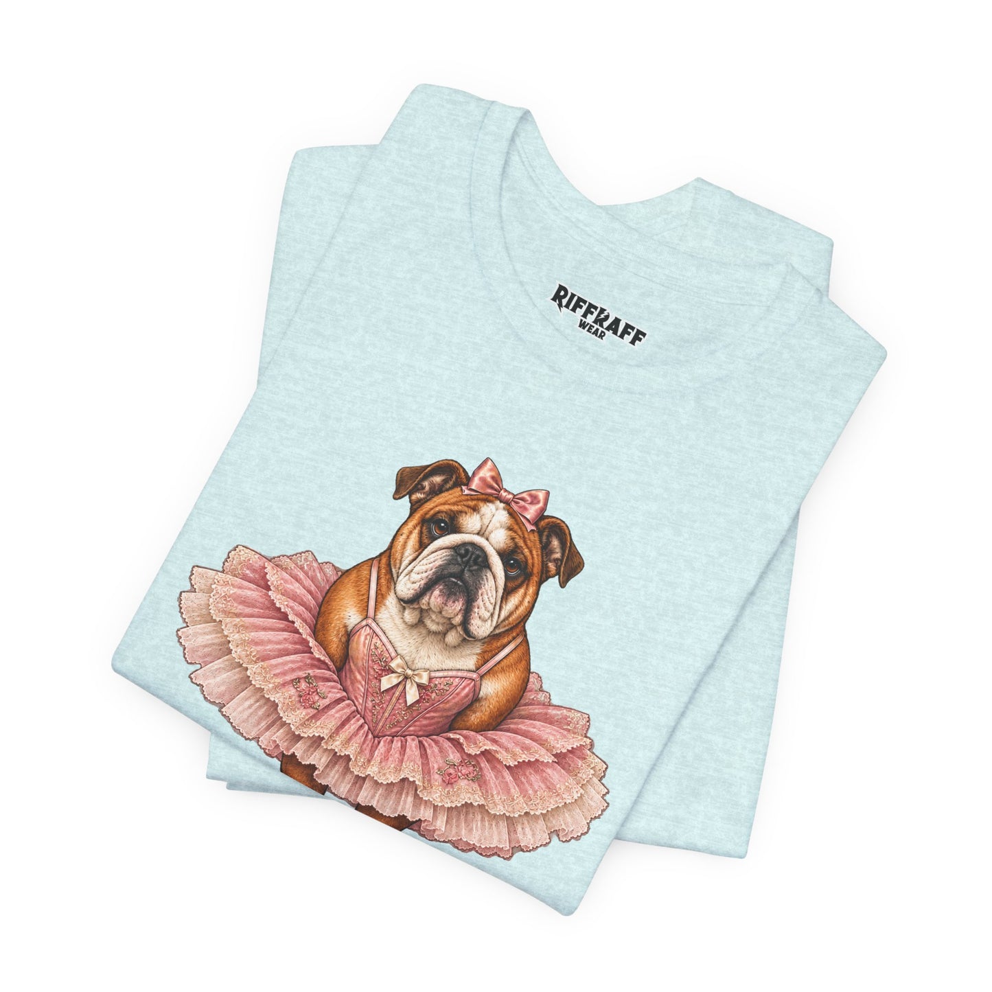 Bulldog Ballerina T-Shirt 'Torta' Cute Dog Graphic Tee