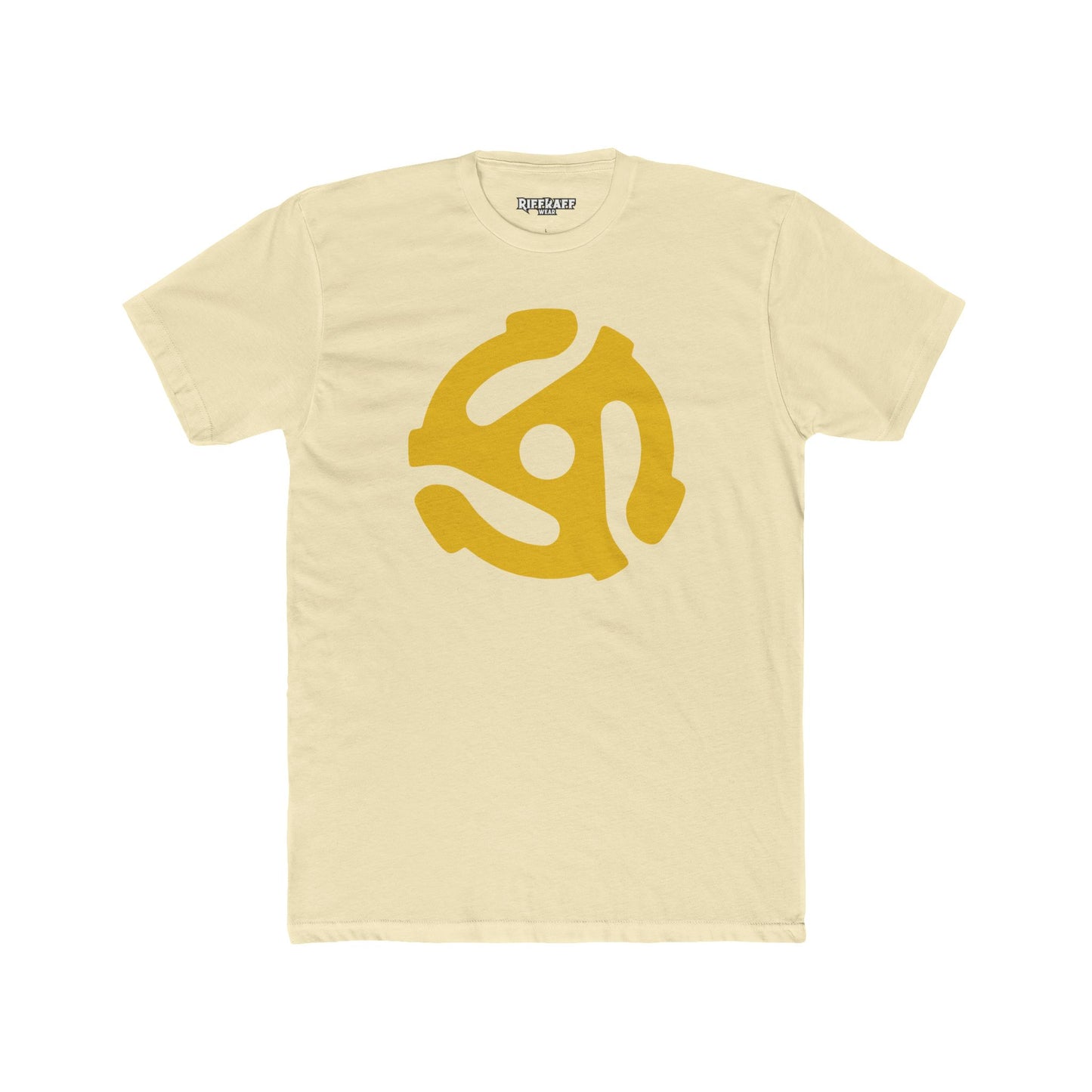 Retro Vinyl Record Unisex Cotton Crew Tee - Music Lover's Apparel - 45 Record Insert - Riff Raff Wear