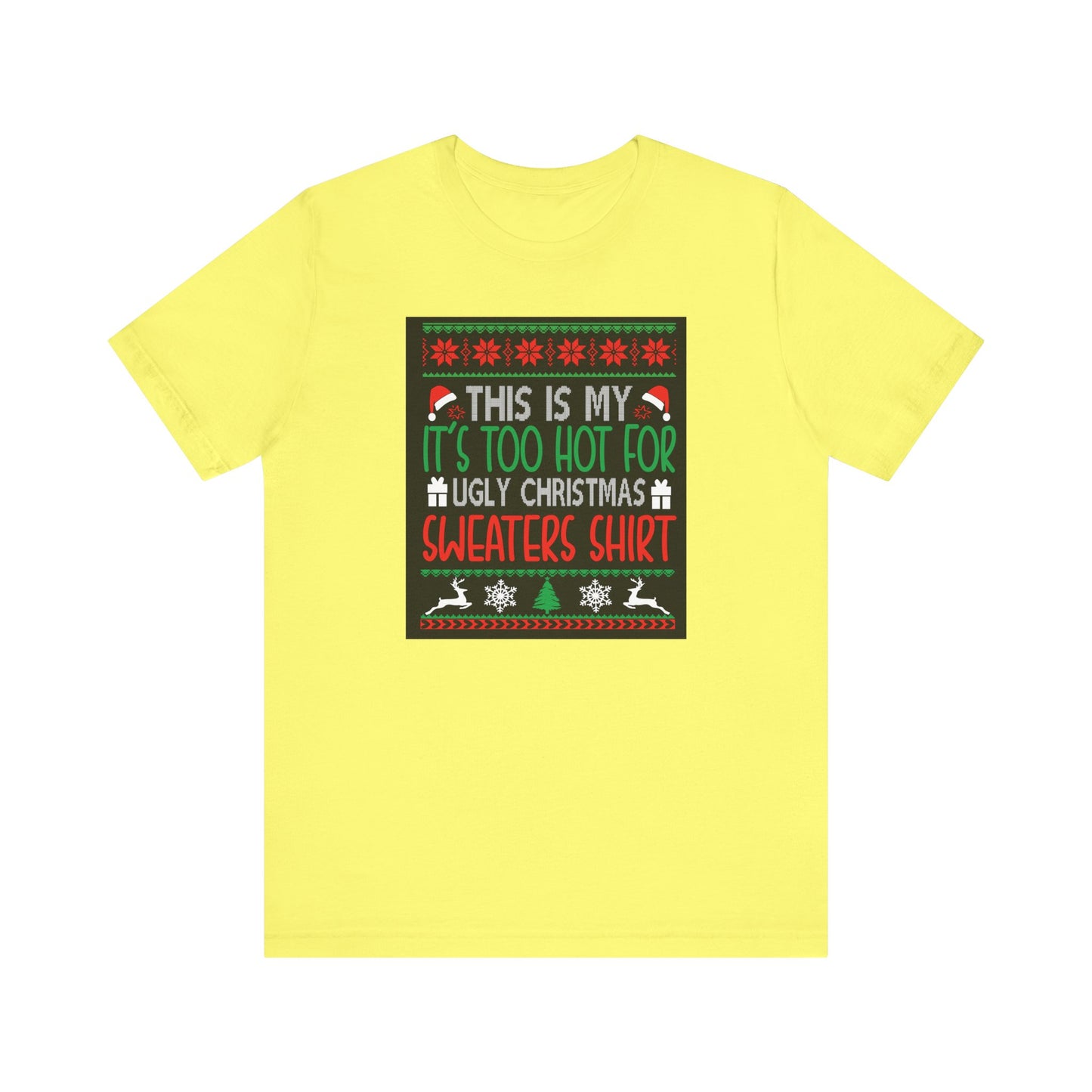 Riff Raff Wear Ugly Christmas Shirt Unisex Jersey Short Sleeve Tee