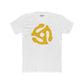 Retro Vinyl Record Unisex Cotton Crew Tee - Music Lover's Apparel - 45 Record Insert - Riff Raff Wear