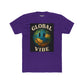 Global Vibe Unisex Cotton Crew Tee - Positive Earth Design for Eco Lovers - Riff Raff Wear