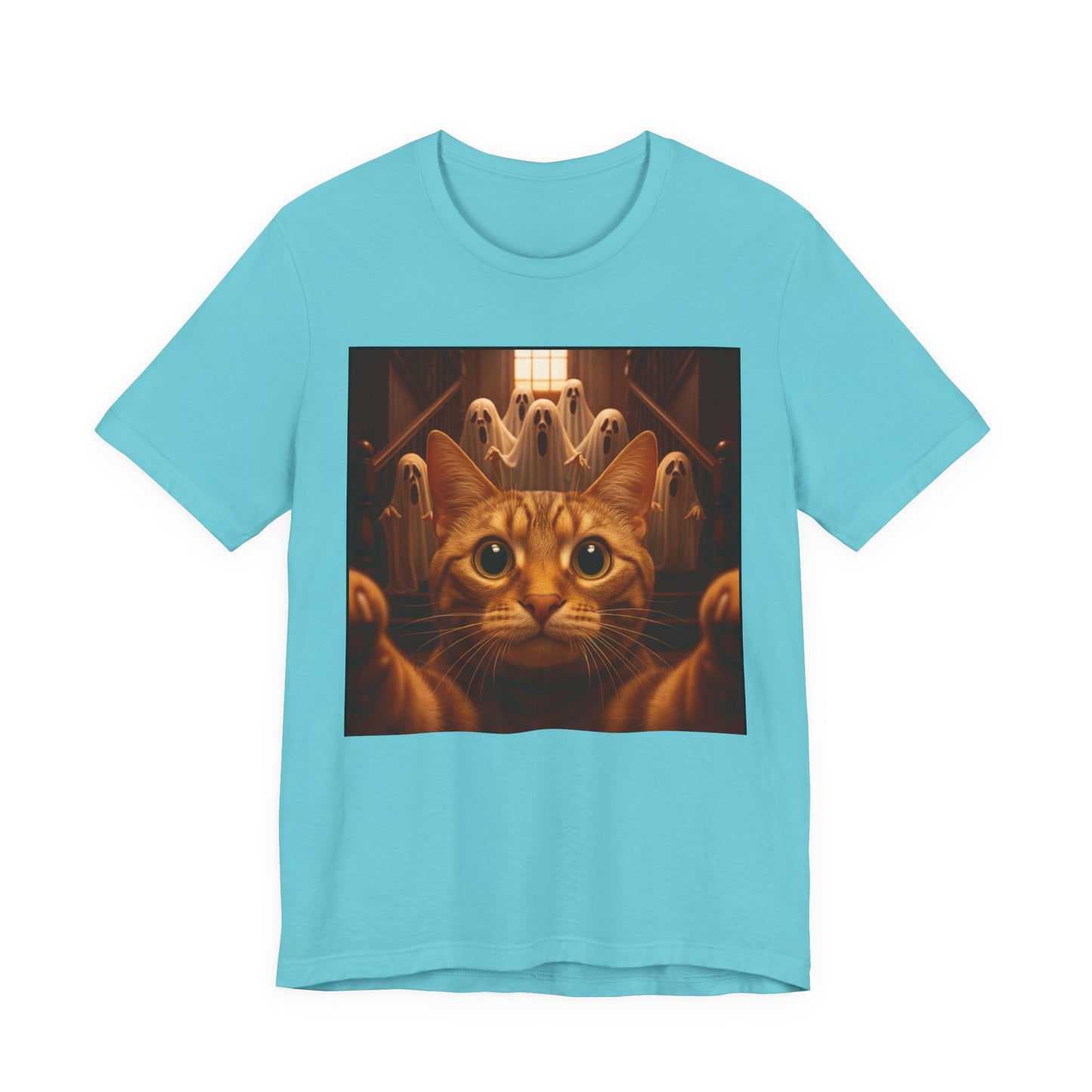 Cat Ghosts Tee Halloween Ready! - Riff Raff Wear