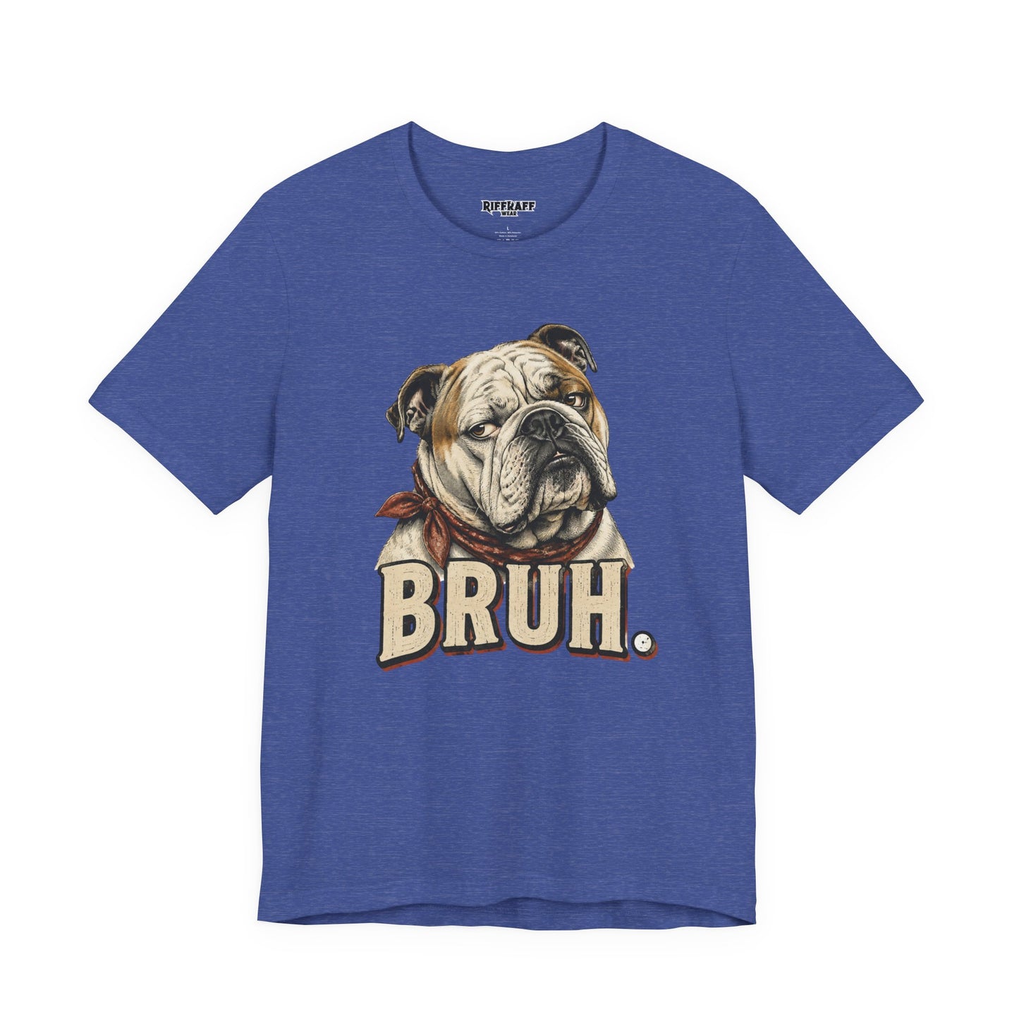 Bruh Bulldog T-Shirt Vintage English Bulldog Graphic Tee