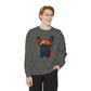 Colorful French Bulldog Sweatshirt - Unisex Garment-Dyed Design - Riff Raff Wear