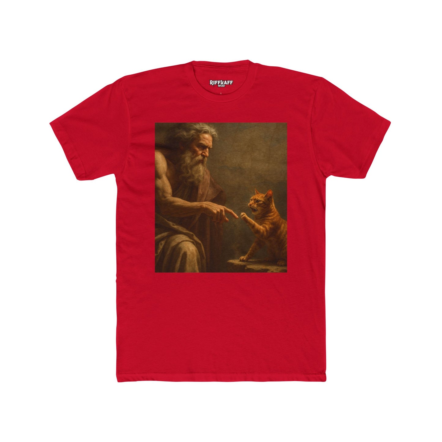 Artistic Cat and Creation Unisex Cotton Crew Tee - Riff Raff Wear