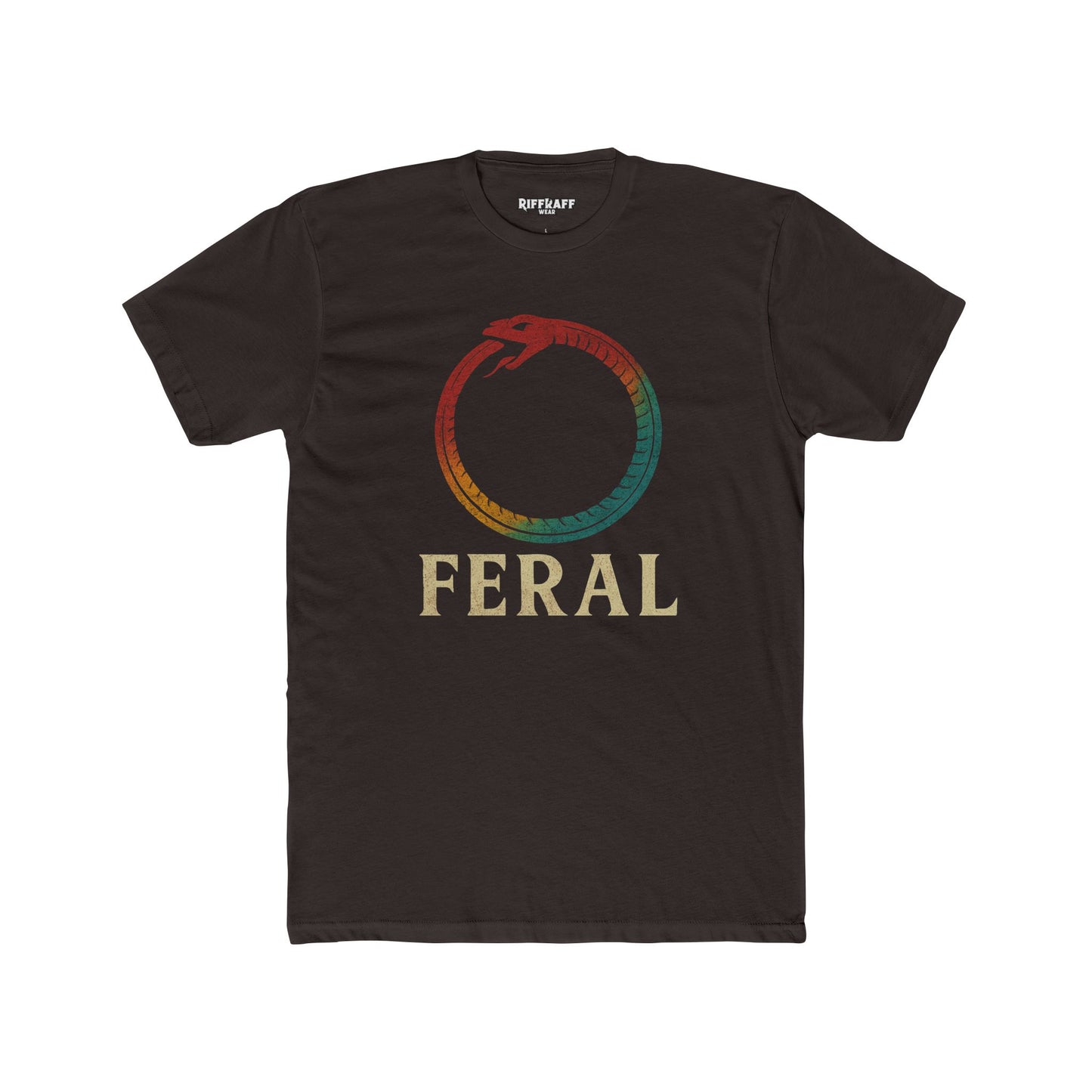 Feral Unisex Cotton Crew Tee – Nature-Inspired Graphic T-Shirt - Riff Raff Wear
