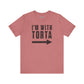 I’m With Torta Arrow Tee - Funny Family/Partner Mexican Food Shirt - Riff Rsff Wear