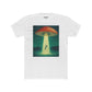 Mystical UFO  Unisex Cotton Crew Tee, Alien Shirt  - Riff Raff Wear