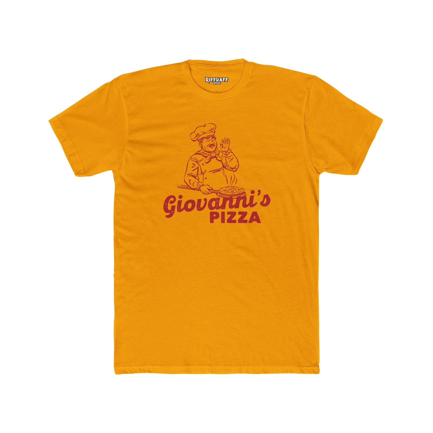 Unisex Cotton Crew Tee - Pizza Box - Riff Raff Wear