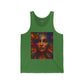 Colorful Artistic Unisex Jersey Tank - Vibrant Design for Creative Souls - Riff Raff Wear