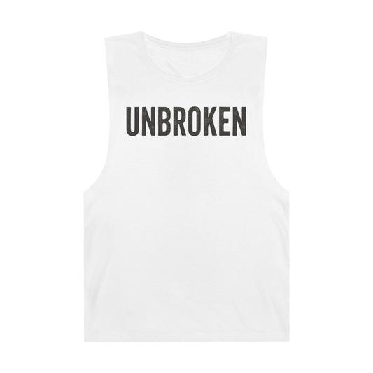 Unisex Unbroken Tank - Motivational Workout Apparel - Riff Raff Wear