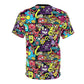 Riff Raff Wear Monster Doodles Unisex Cut & Sew Tee (AOP)