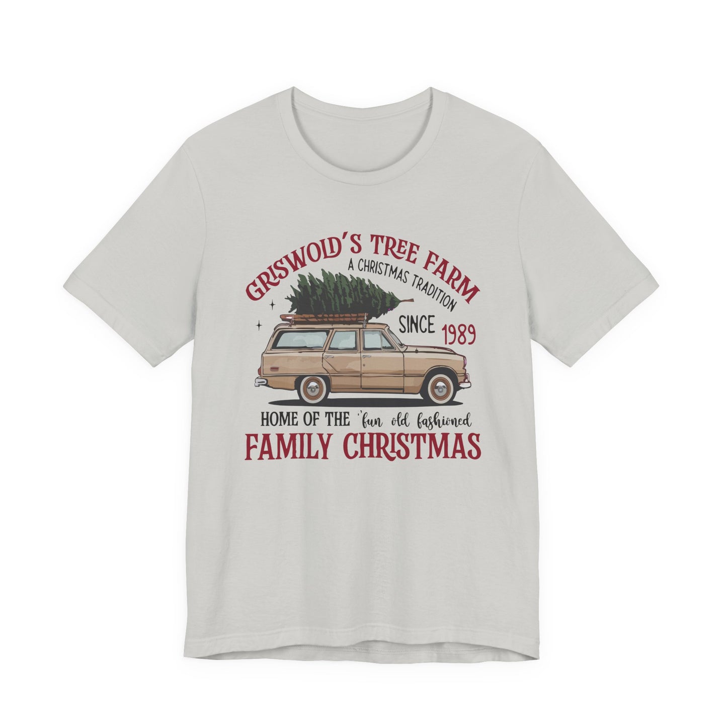 Family Christmas Tree Farm Tee, Unisex Holiday T-Shirt, Perfect for Christmas Celebrations, Gift for Tree Farmers, Cozy Holiday Vibes - Riff Raff Wear