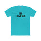 Unisex Cotton Crew Tee - "Hi Hater, Bye Hater" Graphic Shirt - Riff Raff Wear