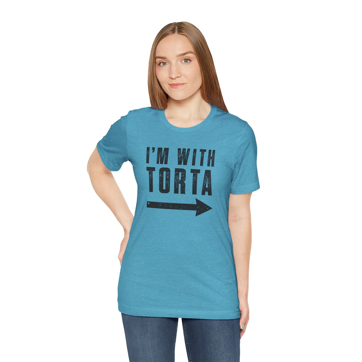 I’m With Torta Arrow Tee - Funny Family/Partner Mexican Food Shirt - Riff Rsff Wear