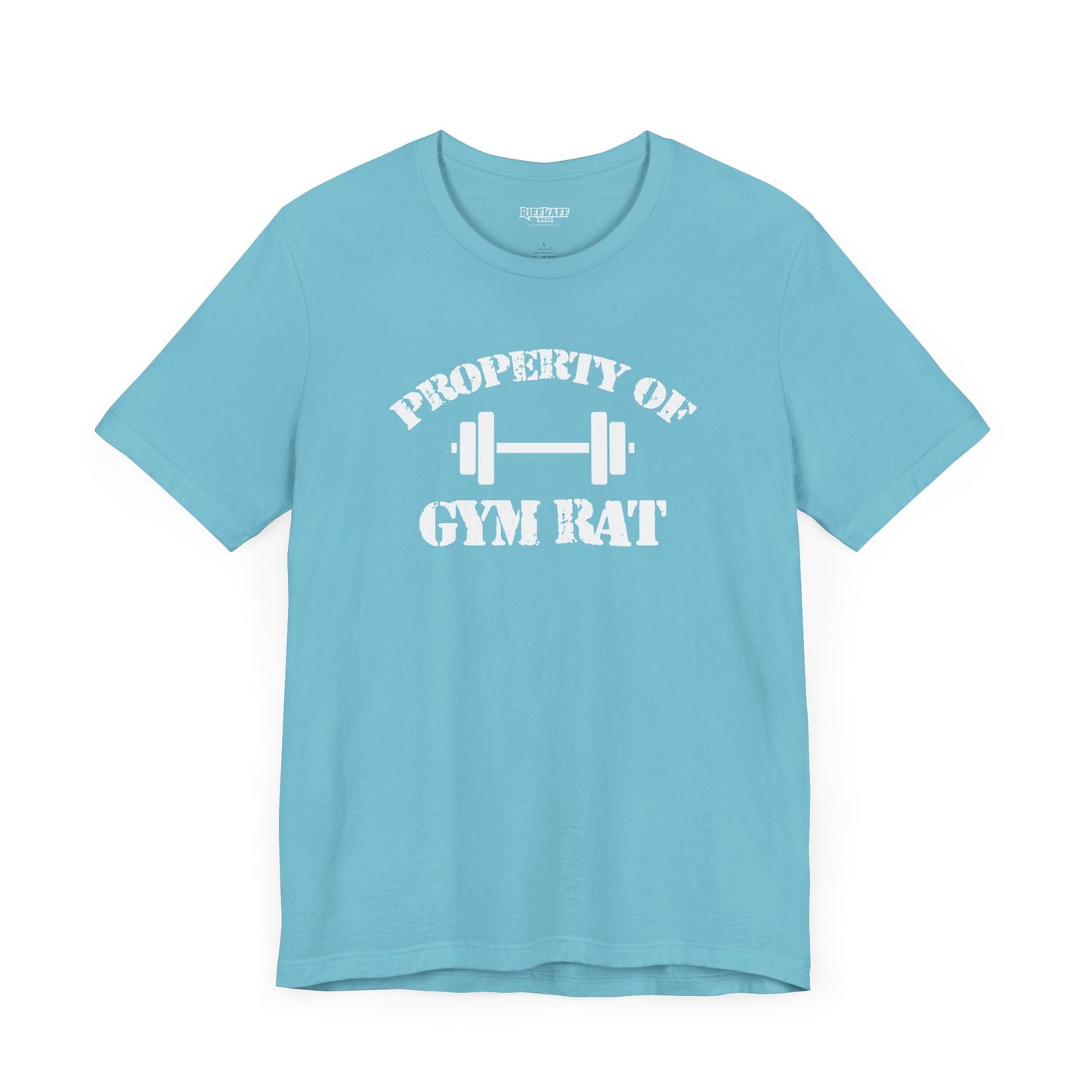 Riff Raff Wear Property of Gym Ratt Unisex Jersey Short Sleeve Tee