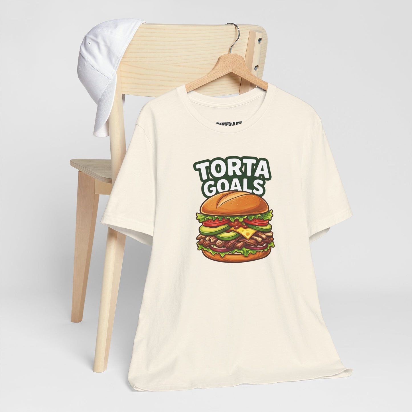 T-Shirt - "Torta Goals" Burger Graphic Tee - Riff Raff Wear