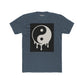Unisex Cotton Crew Tee with Dripping Yin Yang Design | Casual Wear, Unisex Tee - Riff Raff Wear