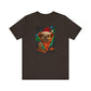 Festive Dog Pizza Tee - Unisex Short Sleeve T-Shirt, Funny Holiday Shirt, Pet Lover Gift, Christmas Apparel, Cute Animal Tee - Riff Raff Wear