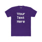 Customizable Unisex Cotton Crew Tee - Your Text Here - Riff Raff Wear