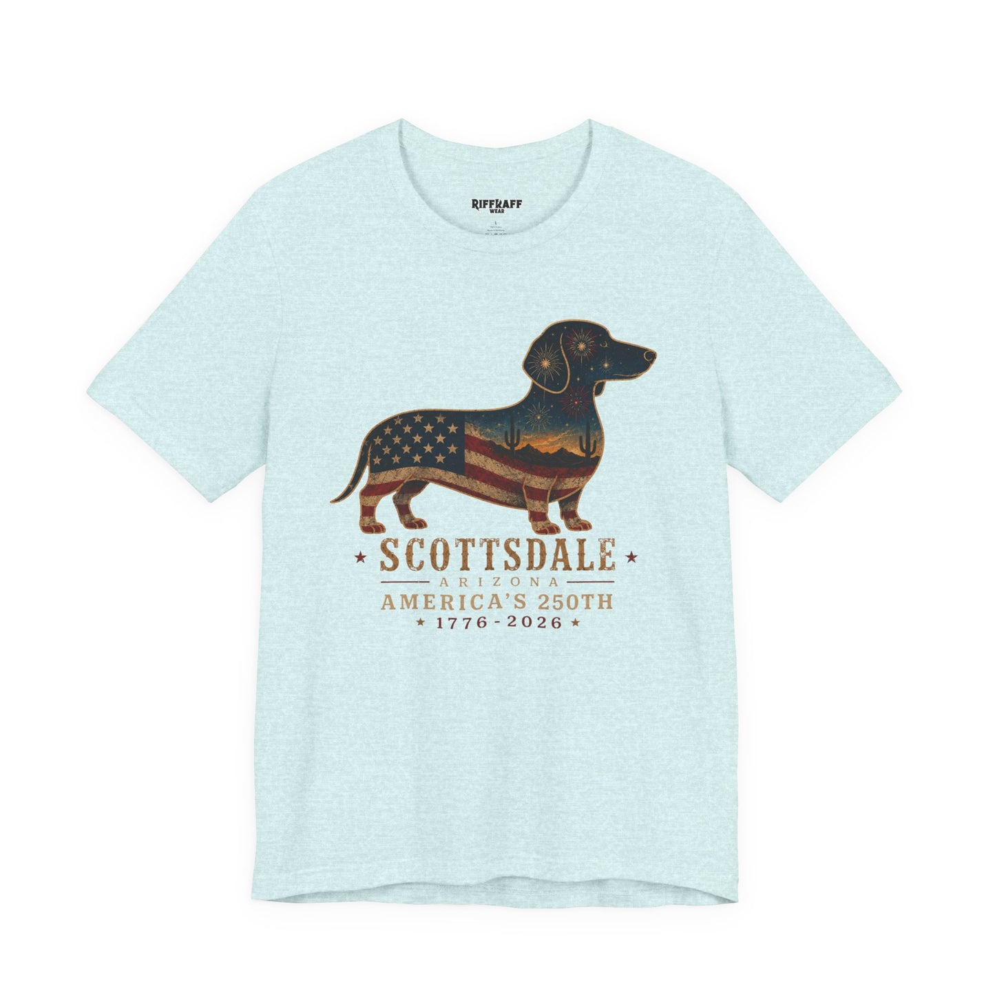 Copy of Freedom Crew Dachshund T-Shirt – Patriotic Dachshund Flag Tee