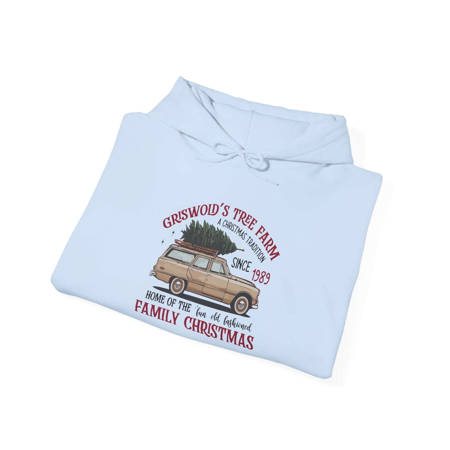 Family Christmas Vintage Hoodie, Unisex Heavy Blend Sweatshirt, Cozy Holiday Apparel, Perfect Winter Gift - Riff Raff Wear