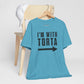I’m With Torta Arrow Tee - Funny Family/Partner Mexican Food Shirt - Riff Rsff Wear