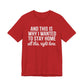 Stay Home Unisex Tee, Relaxed Fit Short Sleeve, Gift for Homebodies, Cozy Casual Shirt, Perfect for Introverts - Riff Raff Wear