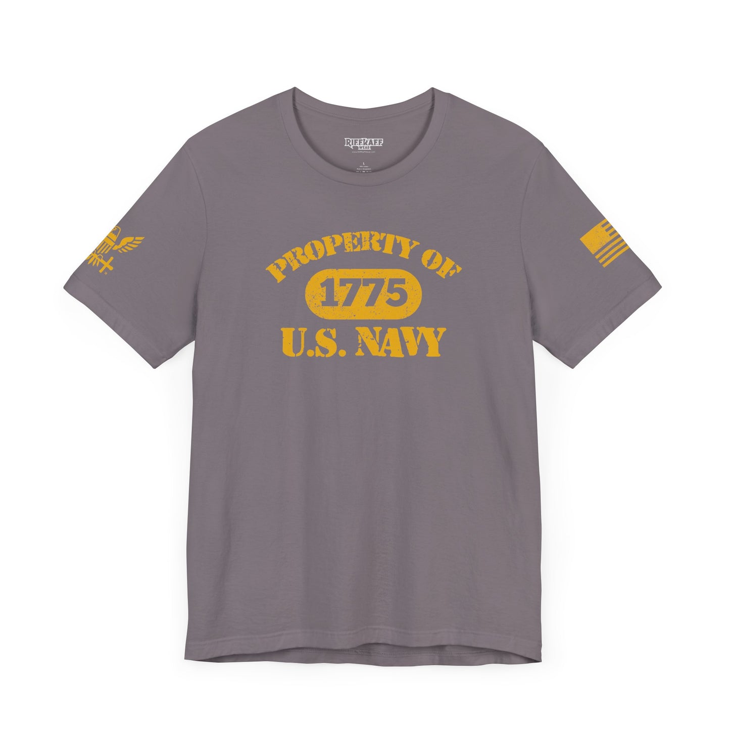 Riff Raff Wear Property Of Navy Unisex Jersey Short Sleeve Tee