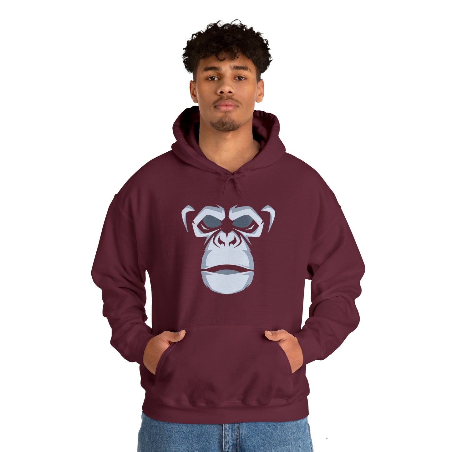 Riff Raff Wear Gorilla Face Unisex Heavy Blend™ Hooded Sweatshirt