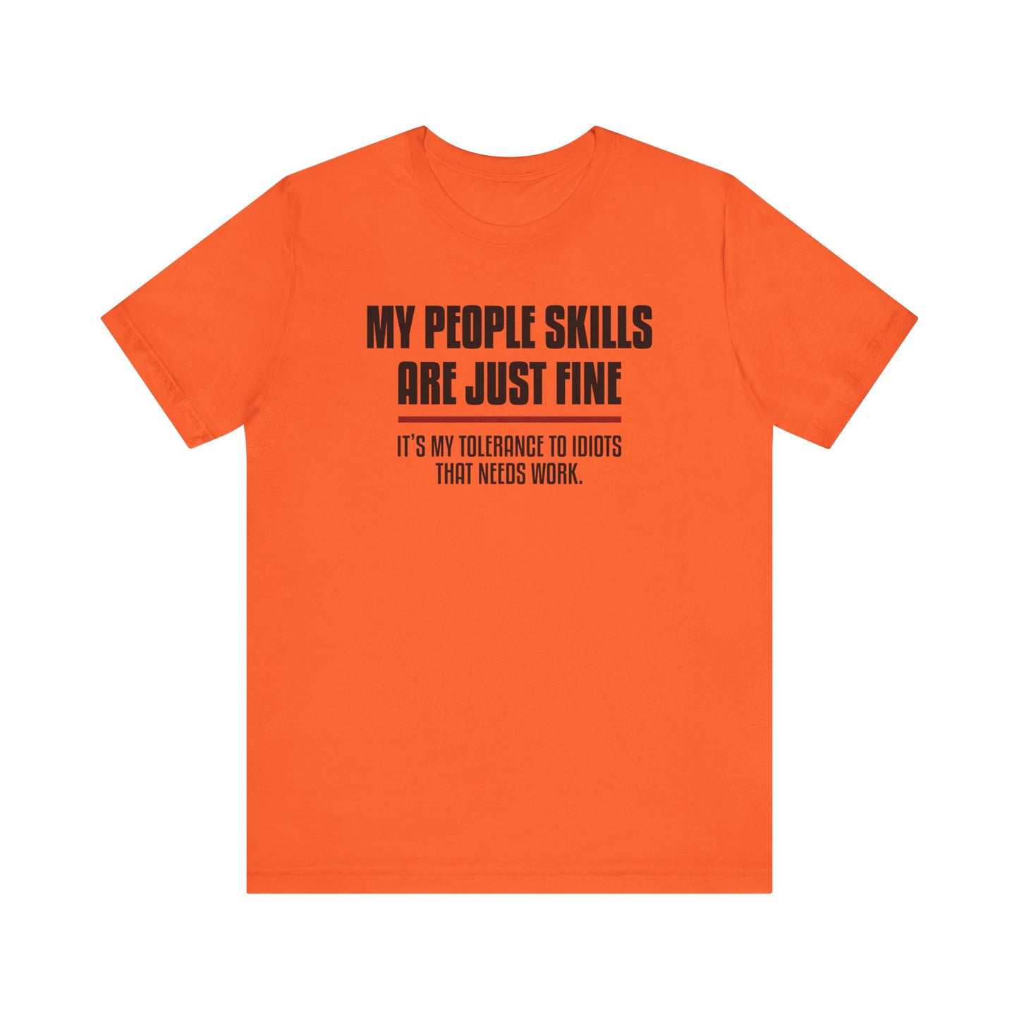 Dad Funny People Skills Unisex Jersey Short Sleeve Tee