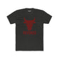 Geometric Bull Design Unisex Cotton Crew Tee - Revoked Graphic Tee - Riff Raff Wear