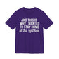 Stay Home Unisex Tee, Relaxed Fit Short Sleeve, Gift for Homebodies, Cozy Casual Shirt, Perfect for Introverts - Riff Raff Wear