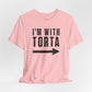 I’m With Torta Arrow Tee - Funny Family/Partner Mexican Food Shirt - Riff Rsff Wear