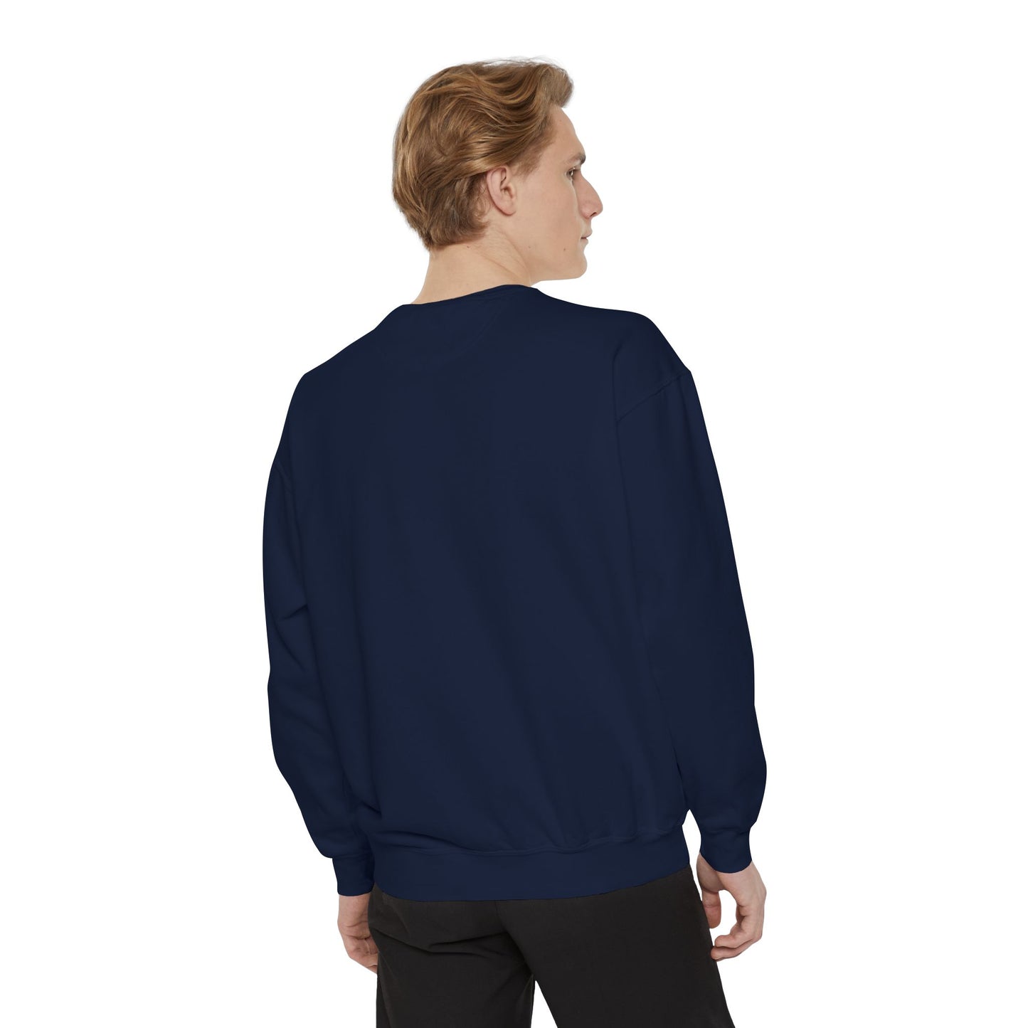 Vibrant Bulldog Sweatshirt - Cozy, Garment-Dyed Unisex Style - Riff Raff Wear