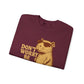 Don't Worry Be Capy! - Unisex Heavy Blend Crewneck Sweatshirt - Riff Raff Wear