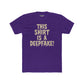 Funny Unisex Cotton Crew Tee - 'This Shirt is a Deepfake!' - Riff Raff Wear