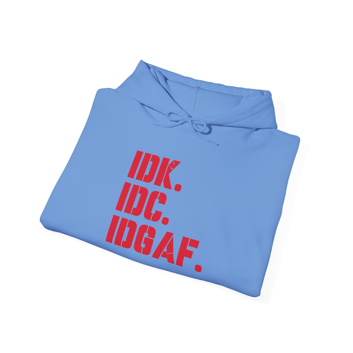 Dad Funny IDK IDC IDGAF Unisex Heavy Blend™ Hooded Sweatshirt