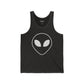 Unisex Jersey Tank with Om Symbol - Spiritual & Relaxed Vibe - Riff Raff Wear