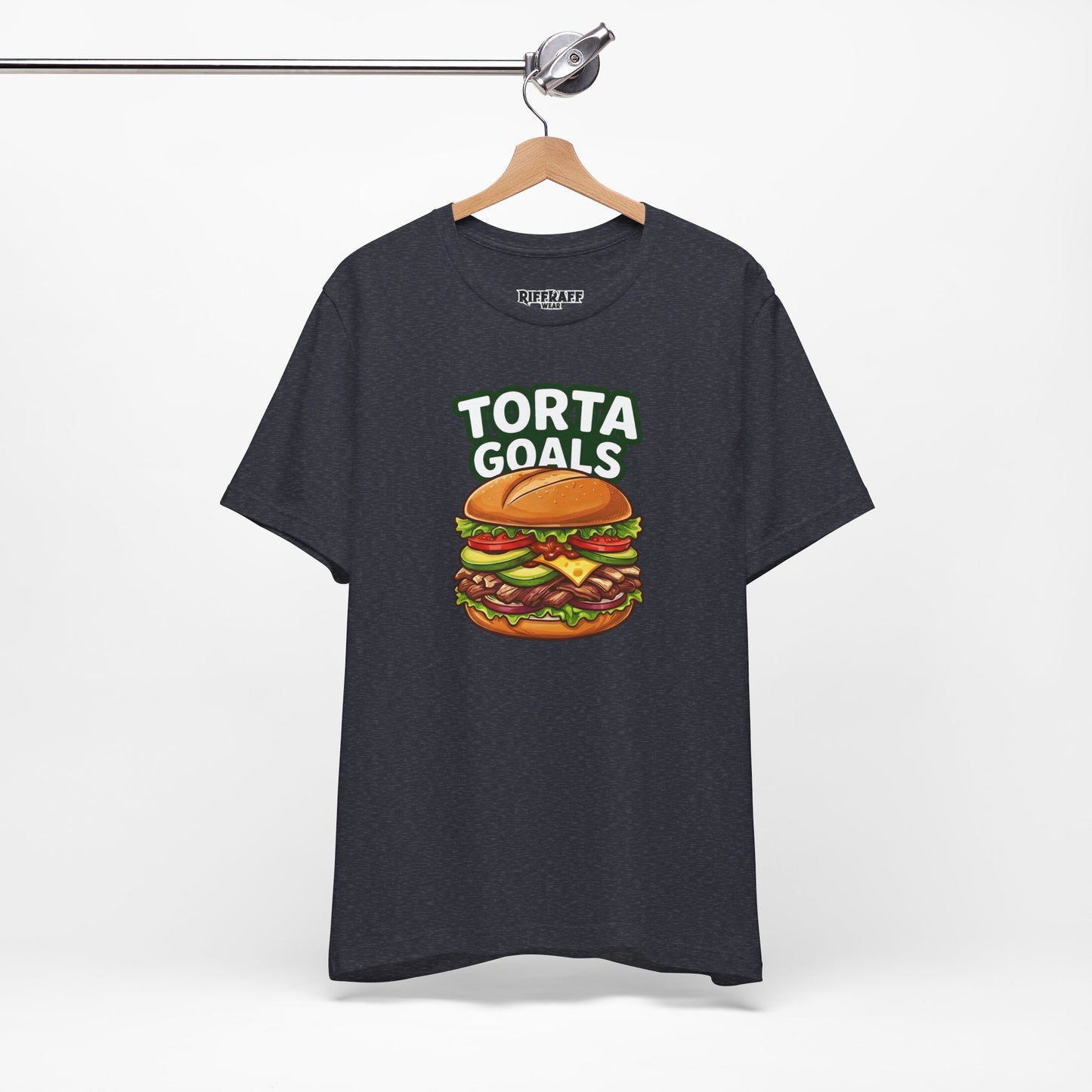 T-Shirt - "Torta Goals" Burger Graphic Tee - Riff Raff Wear