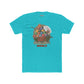 Lucky's Pool Hall Unisex Cotton Crew Tee Pool Up Front. Poker In The Rear. - Riff Raff Wear Underground