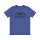 Dad Funny Coffee Unisex Jersey Short Sleeve Tee