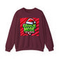 Grinch Mode Crewneck Sweatshirt, Christmas Attire, Holiday Sweatshirt, Festive Gift, Cozy Winter Wear, Funny Christmas Sweater - Riff Raff Wear